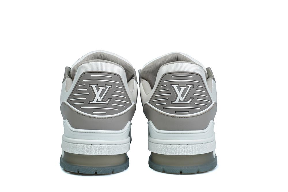 PK god Louis Vuitton LV Trainer Gray White retail materials ready to ship